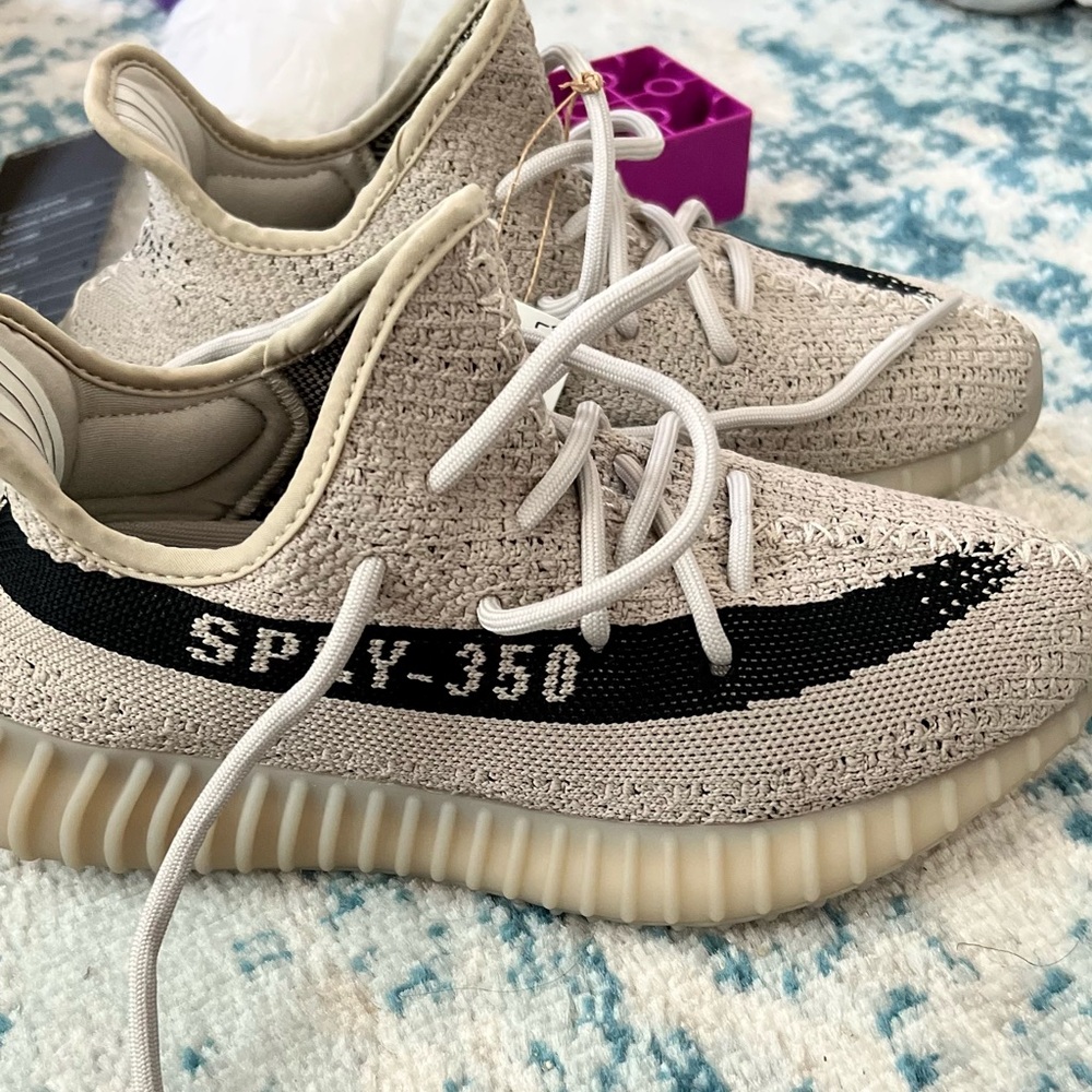 Yeezy SPY-350 Slate/Cream Black Sneakers-NO BOX